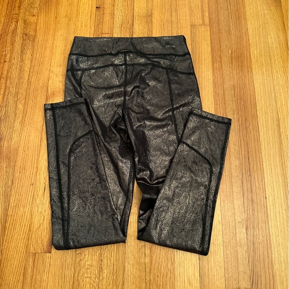 JOE'S JEANS Women's Off Duty Rhythm Bronze Metallic Leggings size L (z) - Picture 7 of 16